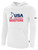 USA FIELD HOCKEY BASICS FLEECE PULLOVER HOODIE CREST ON WEARERS CENTER CHEST WHITE BLACK