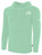USA FIELD HOCKEY BASICS FLEECE PULLOVER HOODIE CREST ON WEARERS LEFT CHEST MINT WHITE