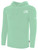 USA FIELD HOCKEY BASICS FLEECE PULLOVER HOODIE CREST ON WEARERS LEFT CHEST MINT WHITE
