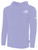 USA FIELD HOCKEY BASICS FLEECE PULLOVER HOODIE CREST ON WEARERS LEFT CHEST LAVENDER WHITE