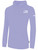 USA FIELD HOCKEY BASICS FLEECE PULLOVER HOODIE CREST ON WEARERS LEFT CHEST LAVENDER WHITE