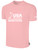 USA FIELD HOCKEY BASICS COTTON TEE CREST ON WEARERS CENTER CHEST BLUSH WHITE