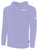 USA FIELD HOCKEY COACH EDUCATION  BASICS FLEECE PULLOVER HOODIE CREST ON WEARERS LEFT CHEST LAVENDER WHITE