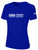 USA FIELD HOCKEY COACH EDUCATION  BASICS COTTON TEE CREST ON WEARERS CENTER CHEST ROYAL BLUE WHITE