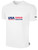 USA FIELD HOCKEY COACH EDUCATION  BASICS COTTON TEE CREST ON WEARERS CENTER CHEST WHITE BLACK