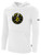 SHERIFFS FC  BASICS FLEECE HOODIE CREST ON WEARERS CENTER CHEST WHITE BLACK