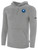 PLAYERS SC  BASICS PULLOVER FLEECE HOODIE CREST ON WEARER'S LEFT CHEST LIGHT HEATHER GREY BLACK