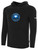 PLAYERS SC  BASICS FLEECE PULLOVER HOODIE CREST ON WEARER'S CENTER CHEST BLACK WHITE
