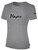 PLAYERS SC   BASICS COTTON SHORT SLEEVE T-SHIRT CREST ON WEARER'S CENTER CHEST LIGHT HEATHER GREY BLACK