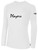 PLAYERS SC  BASICS LONG SLEEVE COTTON  T-SHIRT CREST ON WEARER'S CENTER CHEST WHITE BLACK