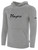 PLAYERS SC   BASICS PULLOVER FLEECE HOODIE   CREST ON WEARER'S CENTER CHEST LIGHT HEATHER GREY BLACK