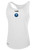 PLAYERS SC  BASICS RACER BACK TANK CREST ON WEARER'S CENTER CHEST WHITE