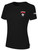 COLUMBUS UNITED FC  SHORT SLEEVE COTTON T-SHIRT SA TRAVEL CREST ON WEARERS LEFT CHEST BLACK WHITE