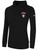 COLUMBUS UNITED FC  FLEECE PULLOVER HOODIE SA TRAVEL CREST ON WEARERS LEFT CHEST BLACK WHITE