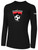 COLUMBUS UNITED FC  LONG SLEEVE COTTON T-SHIRT SA TRAVEL CREST ON WEARERS CENTER CHEST BLACK WHITE