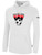 COLUMBUS UNITED FC  FLEECE PULLOVER HOODIE SA TRAVEL CREST ON WEARERS CENTER CHEST WHITE BLACK