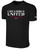 COLUMBUS UNITED FC  SHORT SLEEVE COTTON T-SHIRT SA PREMIER CREST ON WEARERS CENTER CHEST BLACK WHITE