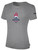 OREGON YSA STATE ODP BASICS COTTON SHORTS SLEEVE T-SHIRT CREST CENTER CHEST LIGHT HEATHER GREY BLACK