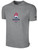 OREGON YSA STATE ODP BASICS COTTON SHORTS SLEEVE T-SHIRT CREST CENTER CHEST LIGHT HEATHER GREY BLACK