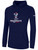 OREGON YSA PRESIDENTS ODP BASICS PULLOVER FLEECE HOODIE CREST CENTER CHEST NAVY WHITE