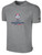 OREGON YSA PRESIDENTS ODP BASICS COTTON SHORTS SLEEVE T-SHIRT CREST CENTER CHEST LIGHT HEATHER GREY BLACK