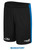 PALM BEACH RUSH  SOCCER BASICS I TRAINING  SHORTS BLACK PROMO BLUE -KIT