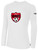 FC SOMERS  BASICS LONG SLEEVE COTTON TEE CREST ON WEARER'S CENTER CHEST WHITE BLACK