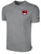 FC SOMERS  BASICS COTTON TEE CREST ON WEARER'S LEFT CHEST LIGHT HEATHER GREY BLACK