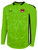 FC SOMERS PITCH STAR LONG SLEEVE GOALKEEPER JERSEY WITHOUT PADDING NEON GREEN BLACK
