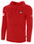 FC SOMERS BASICS FLEECE PULLOVER HOODIE RED WHITE