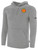 JAMBARS FC  BASICS FLEECE PULLOVER HOODIE CREST ON WEARER'S LEFT CHEST LIGHT HEATHER GREY BLACK