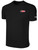 REFEREE BASICS COTTON SHORT SLEEVE T-SHIRT CREST ON WEARER'S LEFT CHEST BLACK WHITE - WPSL