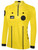 OFFICIAL REFEREE  1/4 ZIP LONG SLEEVE JERSEY REFEREE YELLOW BLACK - WPSL