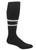 CS REFEREE  SOCCER SOCKS BLACK WHITE - WPSL