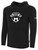EGG HARBOR TWP SOCCER BASICS FLEECE PULLOVER HOODIE CREST ON WEARER'S CENTER CHEST BLACK WHITE