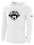 EGG HARBOR TWP SOCCER BASICS FLEECE PULLOVER HOODIE CREST ON WEARER'S CENTER CHEST WHITE BLACK