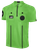 OFFICIAL REFEREE 1/4 ZIP SHORT SLEEVE JERSEY REFEREE GREEN BLACK -WPSL
