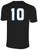 PFC RUSH SOCCER BASICS II SHORT SLEEVE TRANING JERSEY  BLACK  WHITE