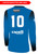 BAYSIDE RUSH BROOKLYN II RUSH SOCCER PYRAMIDS LONG SLEEVE MATCH JERSEY PROMO BLUE BLACK WHITE