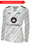 BAYSIDE RUSH BROOKLYN II RUSH SOCCER SCATTERED SHARDE LONG SLEEVE MATCH JERSEY WHITE PROMO GREY BLACK