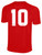 LIBERTY FC  BROOKYLN II STRIKER MATCH JERSEY RED DARK  RED WHITE