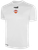 SUN FIELD HOCKEY BASICS CREW NECK POLY TEE CREST ON WEARERS CENTER CHEST WHITE BLACK