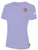 SUN FIELD HOCKEY BASICS COTTON SHORT SLEEVE T-SHIRT CREST ON WEARERS LEFT CHEST LAVENDER WHITE