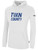 TWIN COUNTY SA BASICS FLEECE HOODIE TWIN COUNTY WORDMARK LOGO CENTER CHEST WHITE BLACK