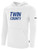 TWIN COUNTY SA BASICS FLEECE HOODIE TWIN COUNTY WORDMARK LOGO CENTER CHEST WHITE BLACK