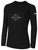 MASL BASICS   LONG SLEEVE TEE SHIRT CREST   ON WEARERS CENTER CHEST BLACK WHITE