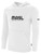 MASL BASICS FLEECE PULLOVER HOODIE CREST  ON WEARERS CENTER CHEST WHITE BLACK