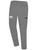 USA FIELD  HOCKEY BASICS FLEECE SWEATPANTS USAFH CREST ON RIGHT LEG LIGHT HEATHER GREY BLACK