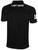 USA FIELD  HOCKEY CLASSIC POLY POLO USAFH CREST LEFT CHEST BLACK WHITE