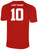 USA FIELD  HOCKEY BASICS II TRAINING JERSEY USAFH CREST CENTER CHEST RED WHITE